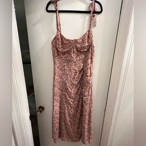 ASTR The Label Pink Floral Dress